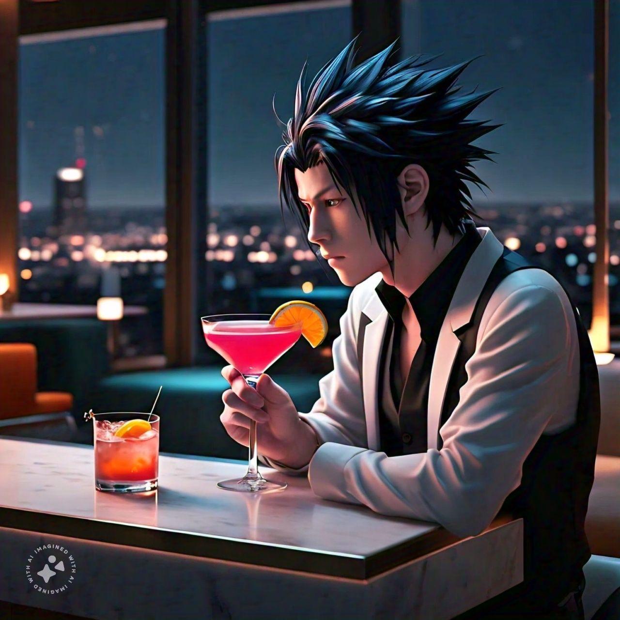 A cocktail prepared for an event